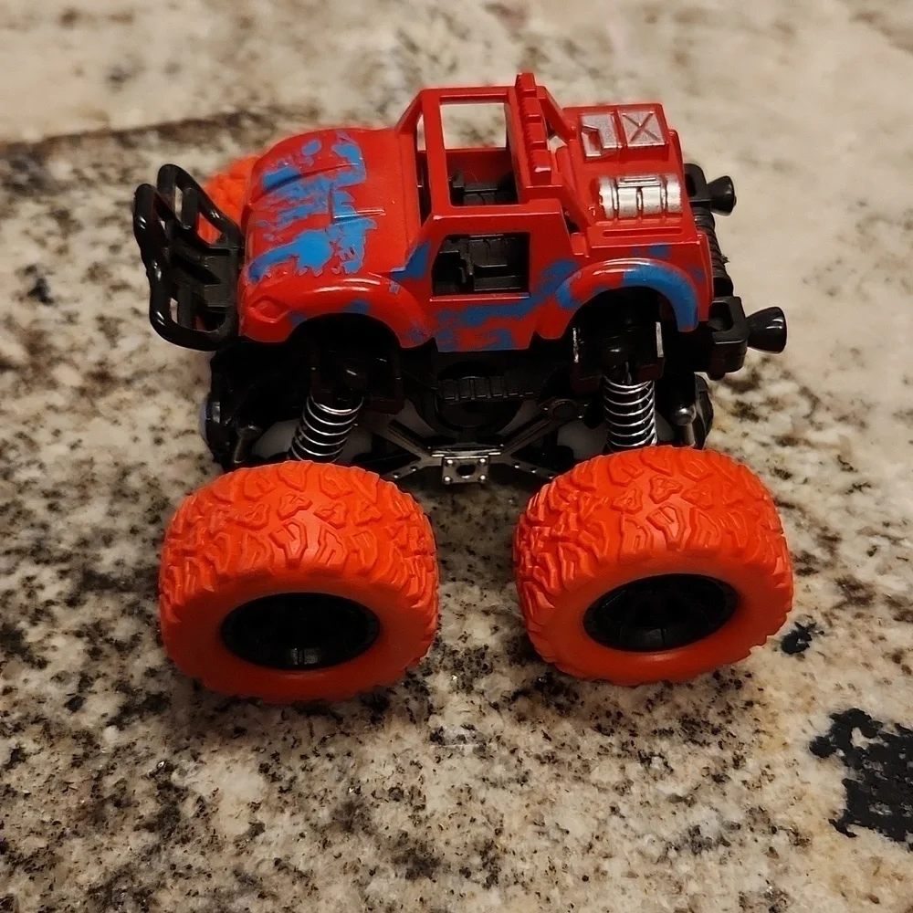 Rev-up monster jeep red